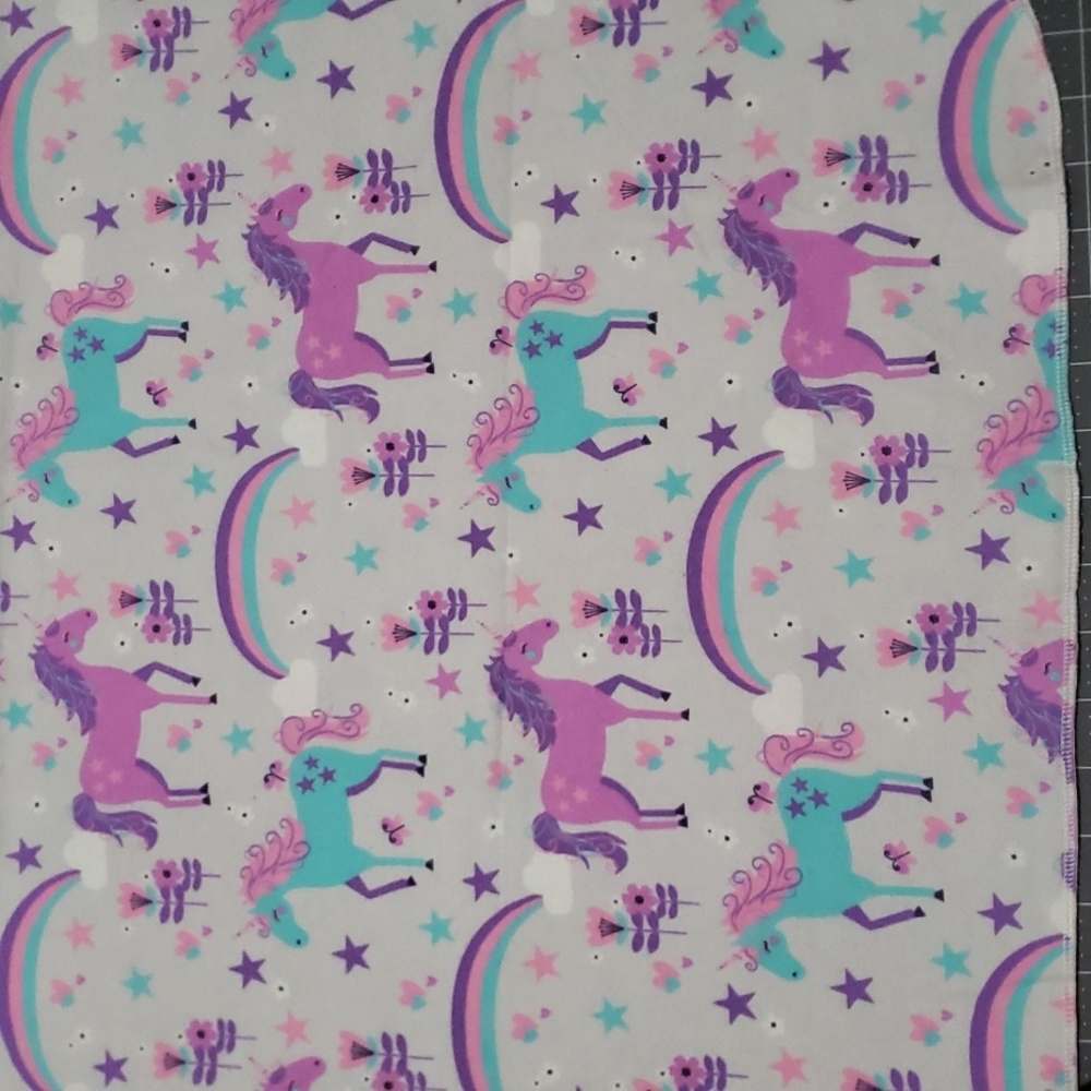 Homemade baby receiving blanket